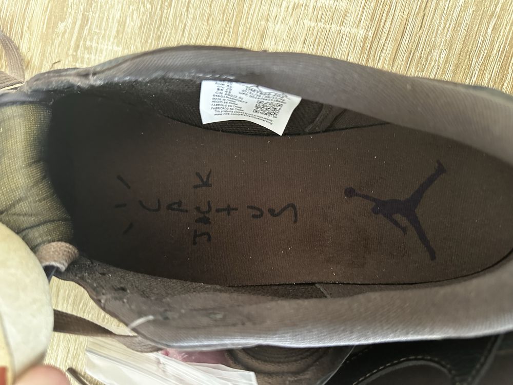 Nike air jordan low travis scott velvet brown and dark mocha