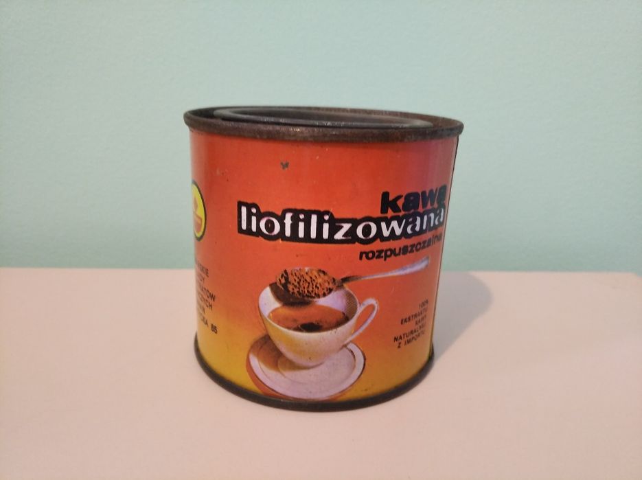 Kawa liofilizowana Amino - puszka, opakowanie PRL