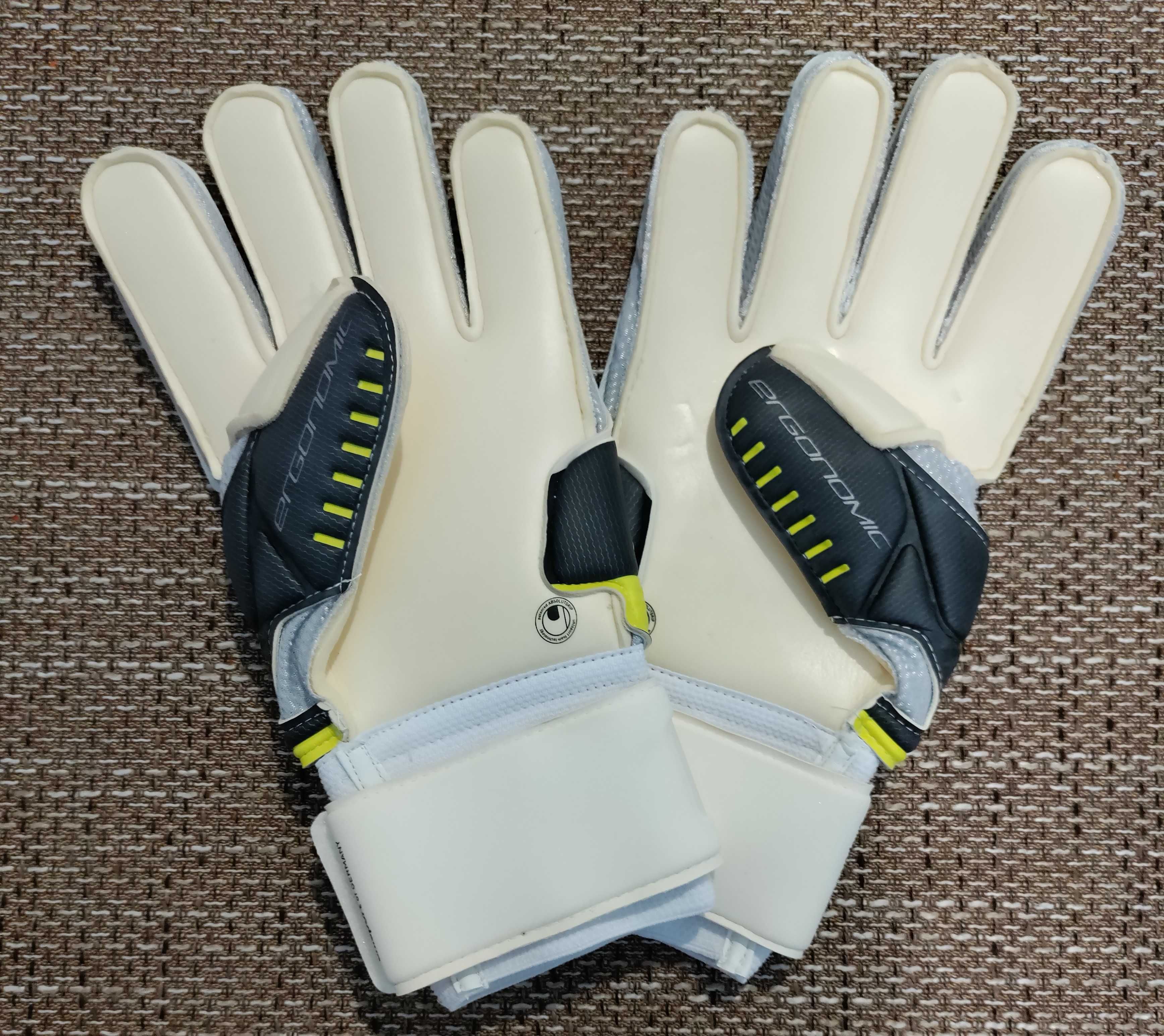 Rękawice bramkarskie Uhlsport Ergonomic Absolutgrip rozmiar 9