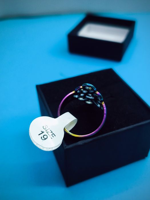 Anel multicolorido em Aço Inoxidável