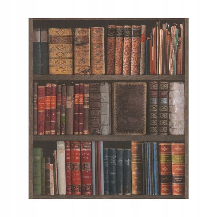 Tapeta Książki Biblioteka 934809 Brązowa Papierowa