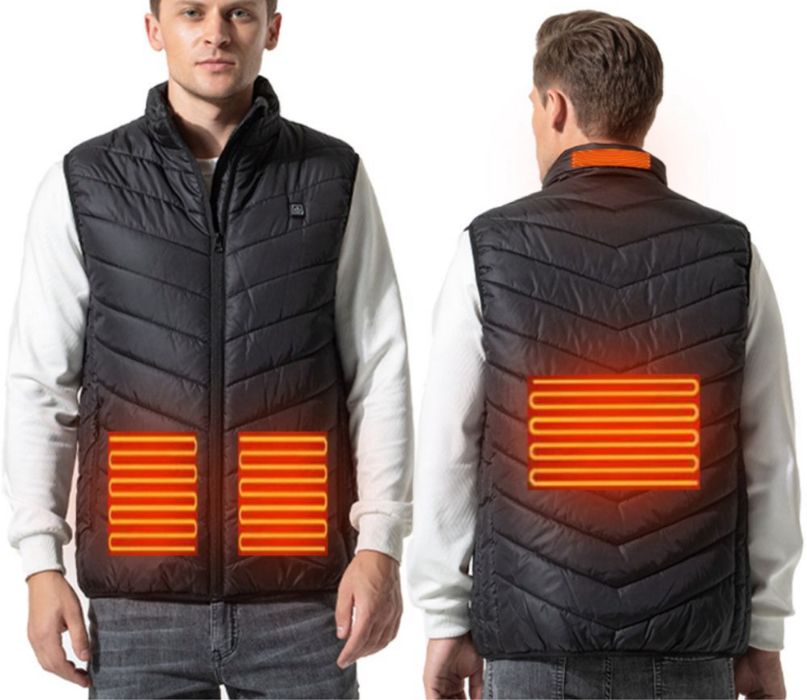 Kamizelka Kurtka Ogrzewana Podgrzewana Zimowa Sportowa Narty Prezent