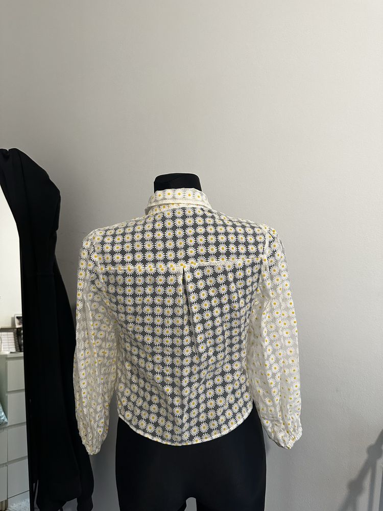 Koszula narzuta w kwiatki Zara XS/S