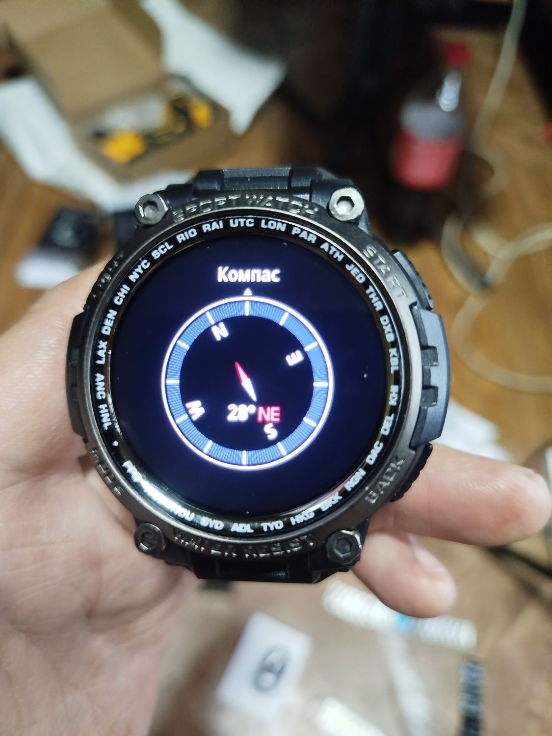 Смарт часы тактические GPS. COMPASS. NFC. AMOLED. Альтиметр