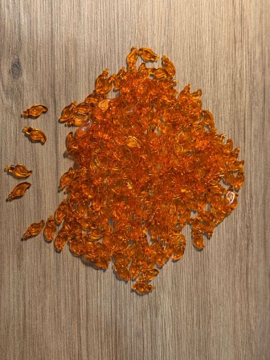 Lego 37775 Wave Rounded, Trans-orange 250 sztuk NOWE