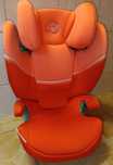 Cybex Solution S2 i-Fix (15-50 kg) - kolor Hibiscus Red + summer cover