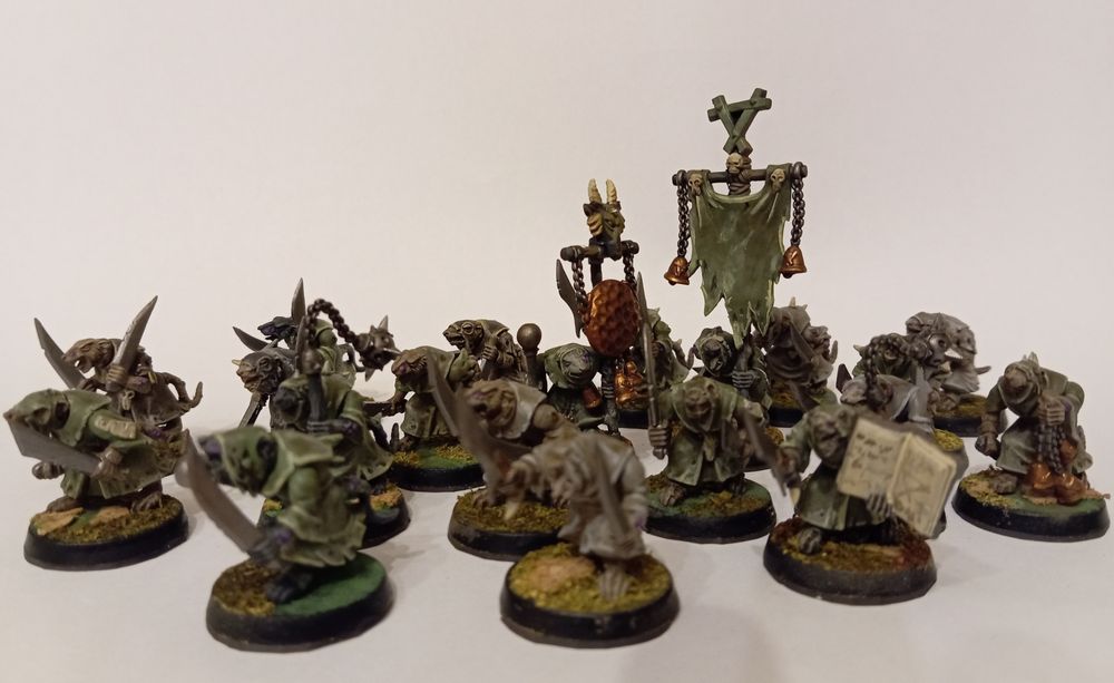 Plague monks + plague priest skaven pestilence Warhammer Age of Sigmar