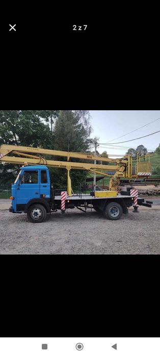 Podnośnik koszowy zwyżka STAR 742 Bomag