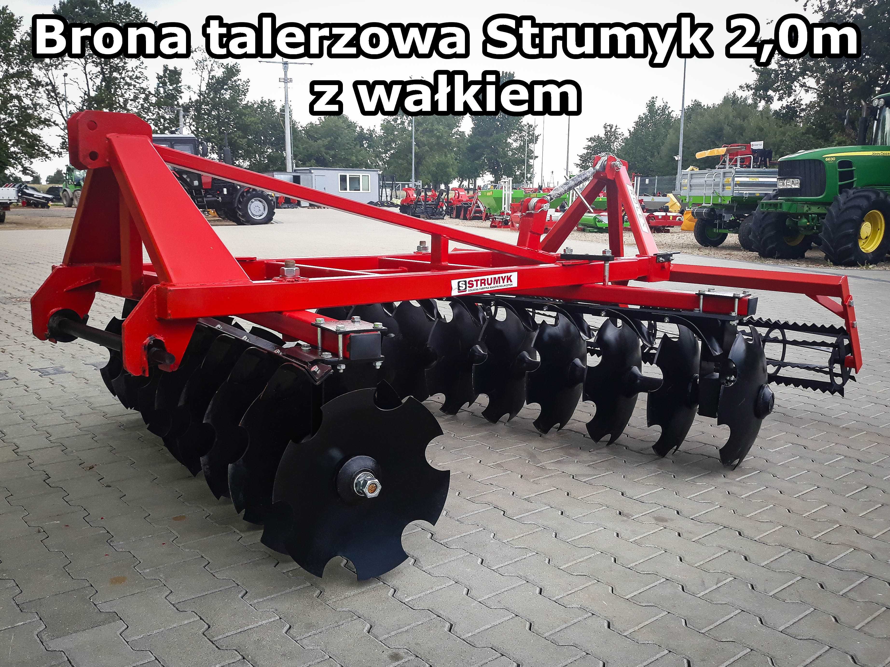 brona TALERZOWA agregat 1,6m 1,8m 2,0m 2,7m 3,0m Raty strumyk