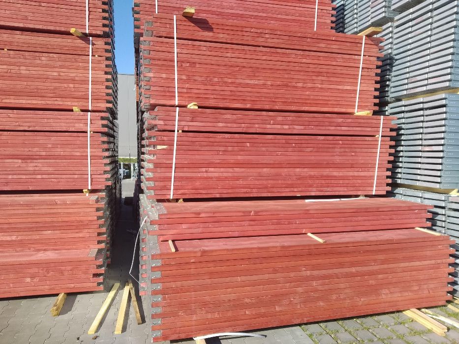 NOWE Rusztowanie 90m2 Plettac podesty 3m. DTR -. Transport Rama