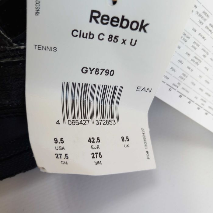 Reebok Classic CLUB C 85 X U Męskie Buty Sportowe rozmiar 42,5