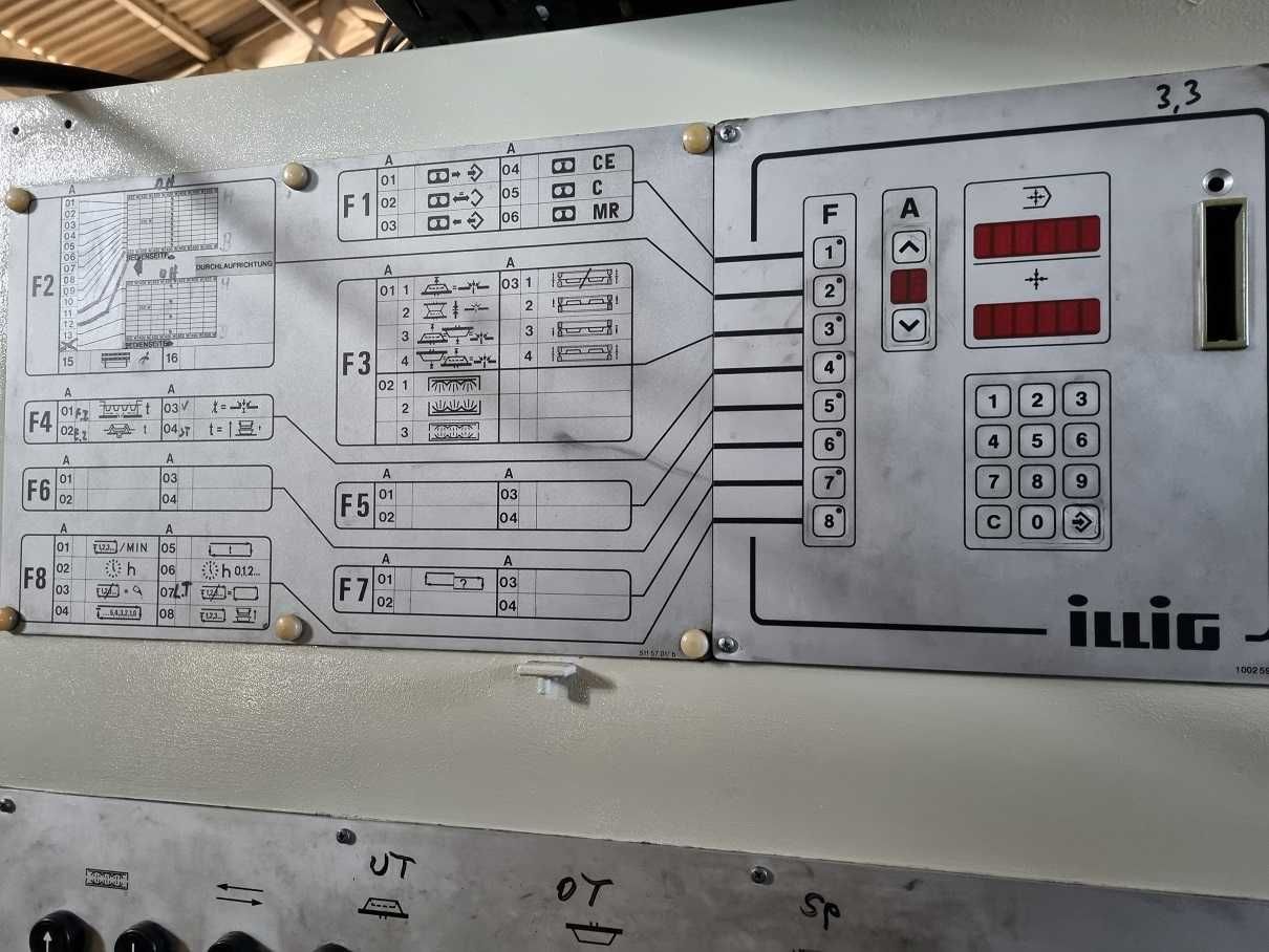 Termoformierka do pr. opakowań ILLIG RDKP 72 C + DSB 72C .