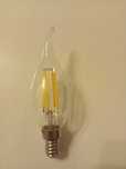 Żarówka LED filament Świeca 4W E14, 6szt wysylka
