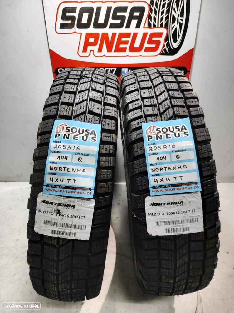 2 pneus semi novos nortenha 205 r18 - oferta dos portes