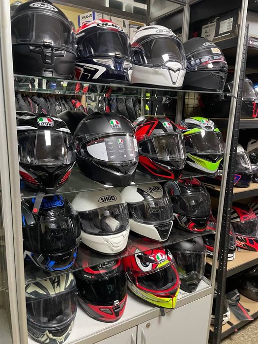 Мотошолом шлем AGV shoei shark hjc arai Nolan scorpion