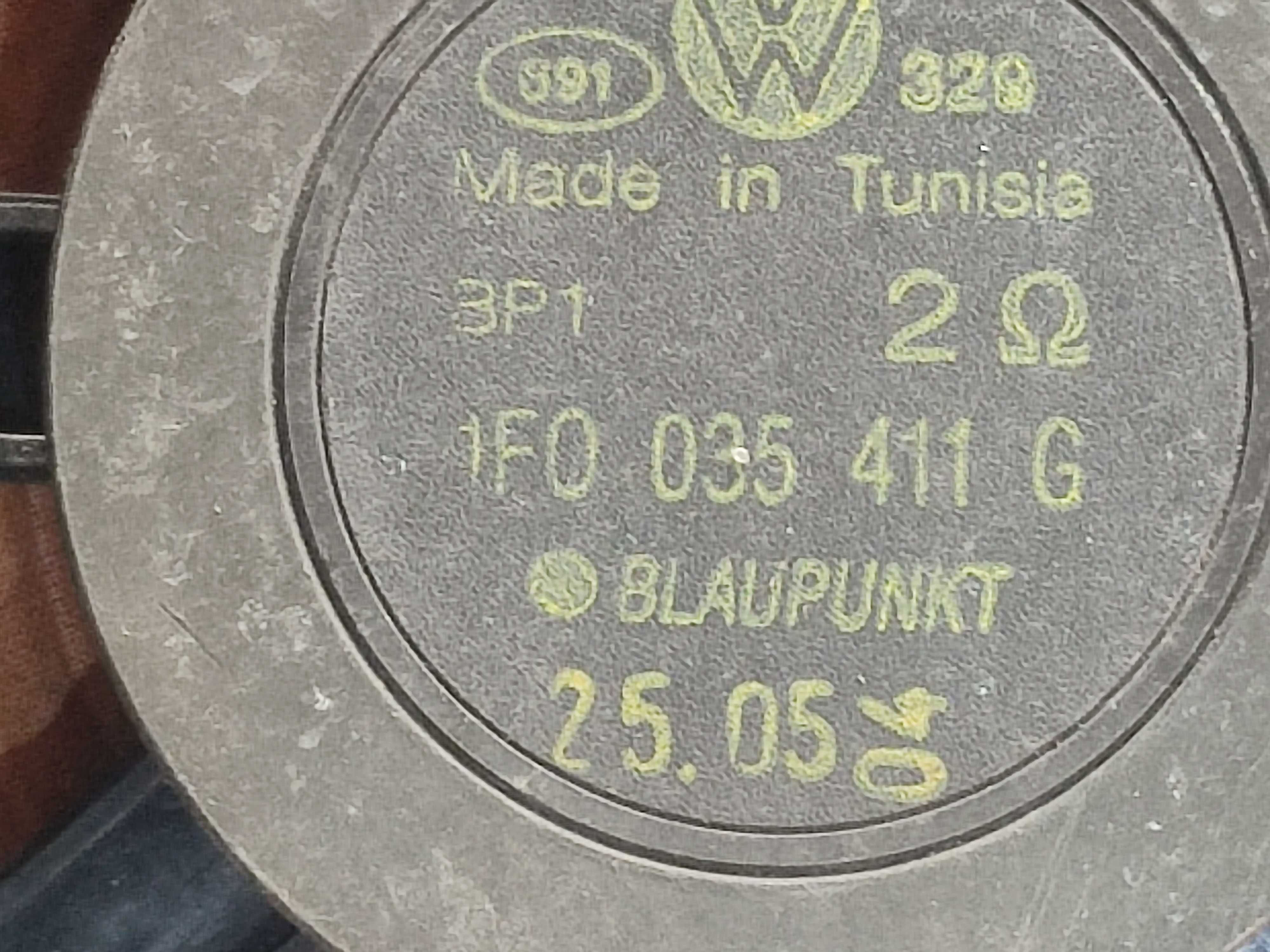 Głośnik drzwi Blaupunkt VW Touareg