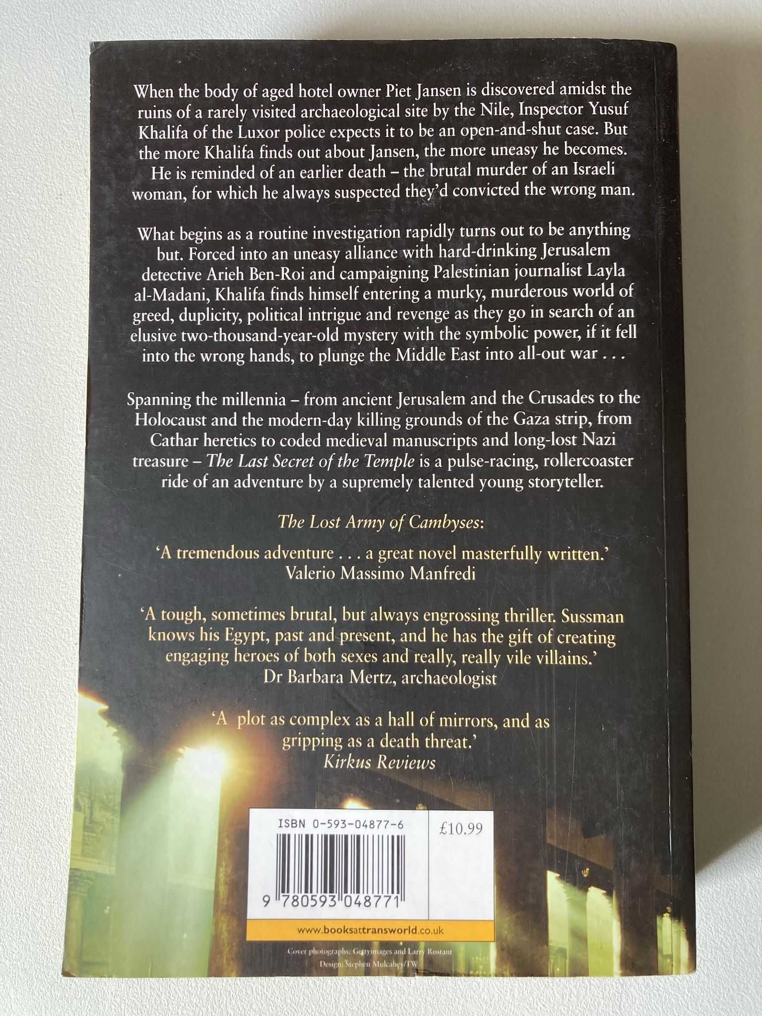 The Last Secret Of The Temple, by Paul Sussman