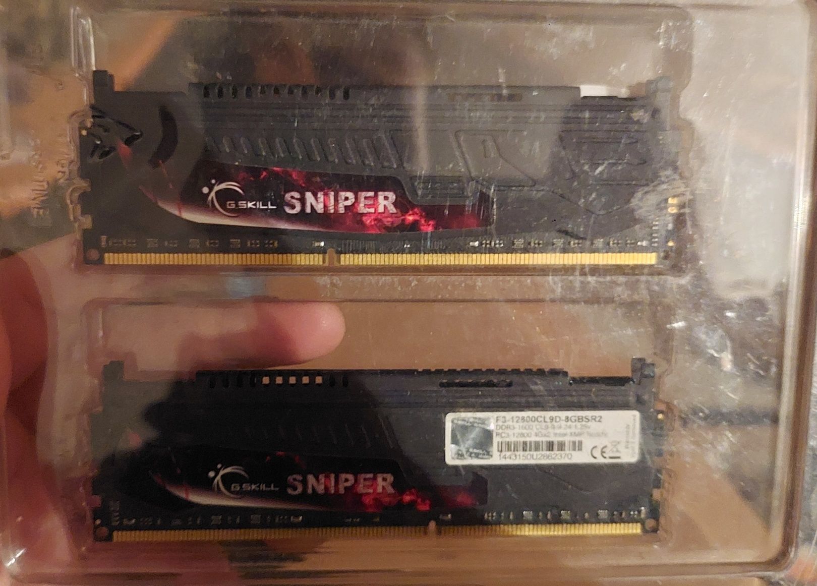 8GB DDR3 1600 Sniper G-Skill Ram Гемерська Оперативна Пам'ять