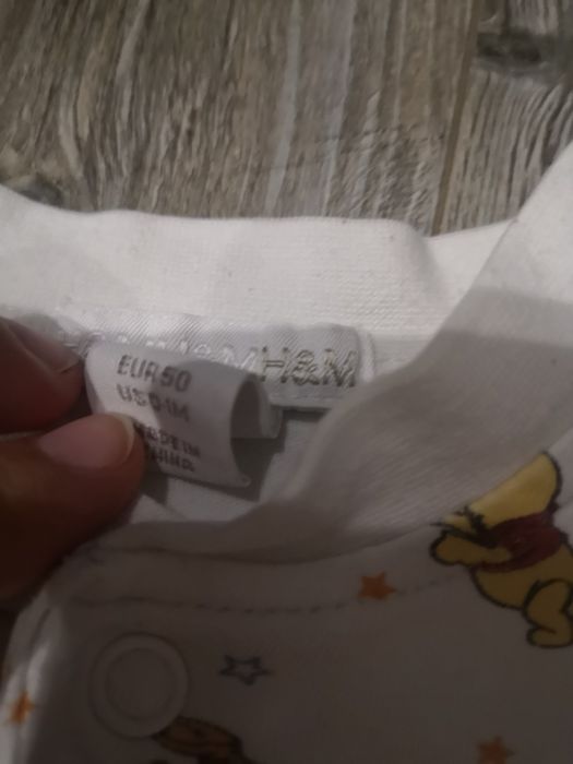 Śpiochy h&m i George w misie i Kubuś Puchatek Disney
