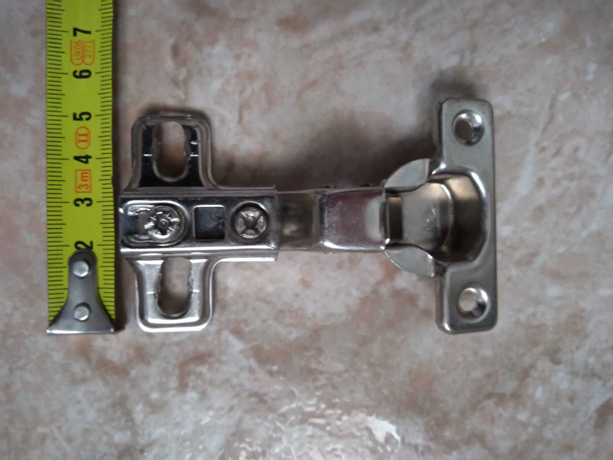 Dobradiças retas inox - 28 pares