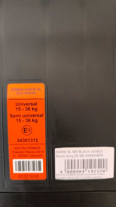 Fotelik samochodowy 15 - 36 kg firmy britax romer