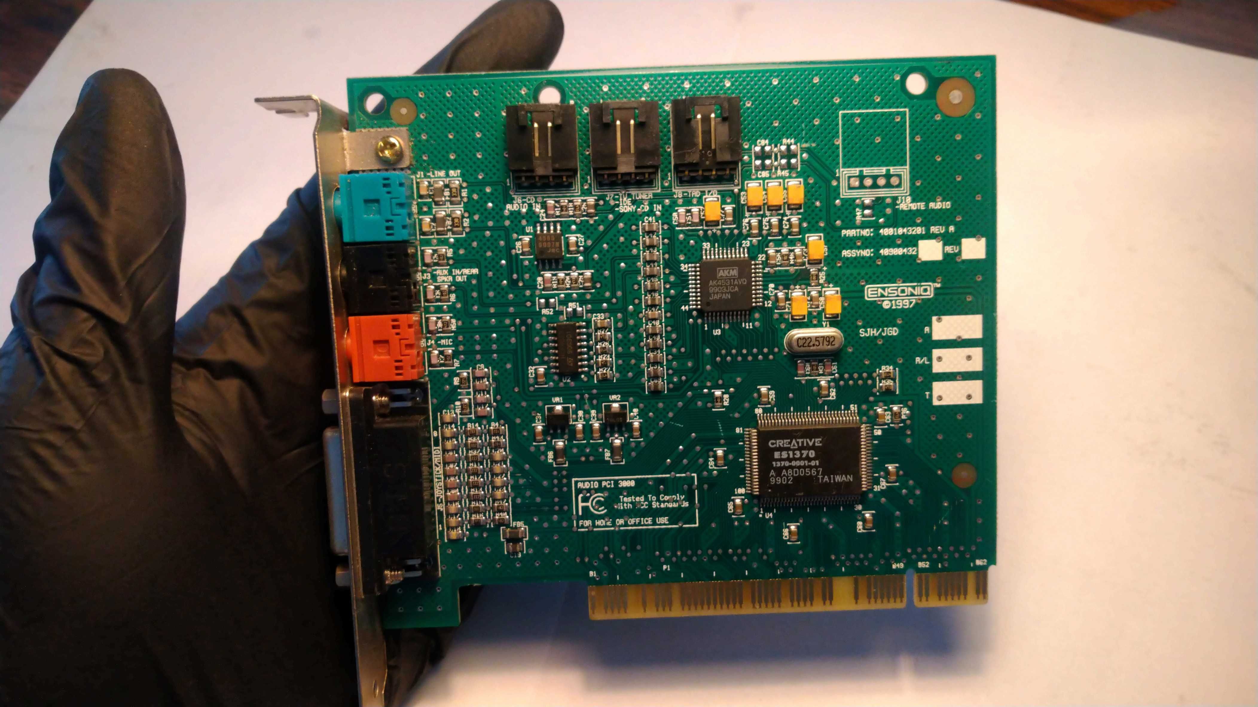 Karta dźwiękowa Creative ES1370 PCI SOUND CARD