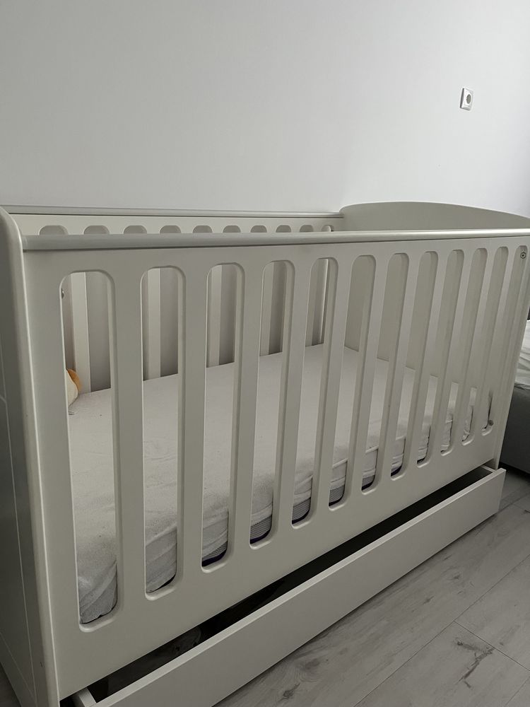 Łóżeczko / łóżko MEBLIK Baby 70x140 Nordic + szuflada
