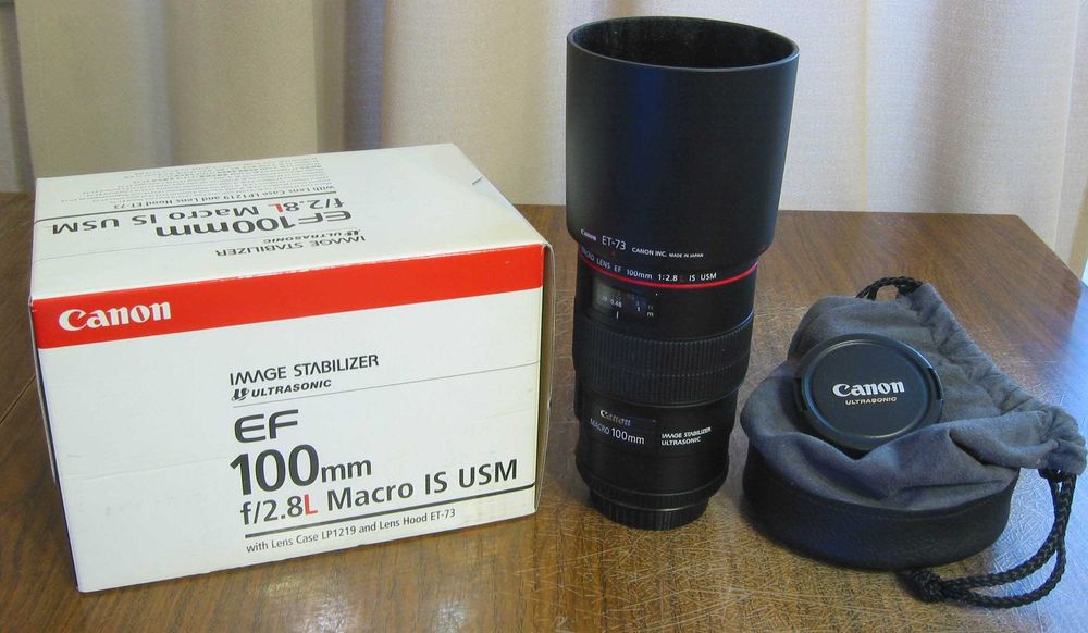 Canon EF 100mm f/2.8 Macro USM НОВЫЙ не использовался
