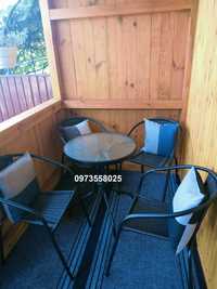 Комплект меблів стіл + стільці для балкону, терасси, саду, кафе