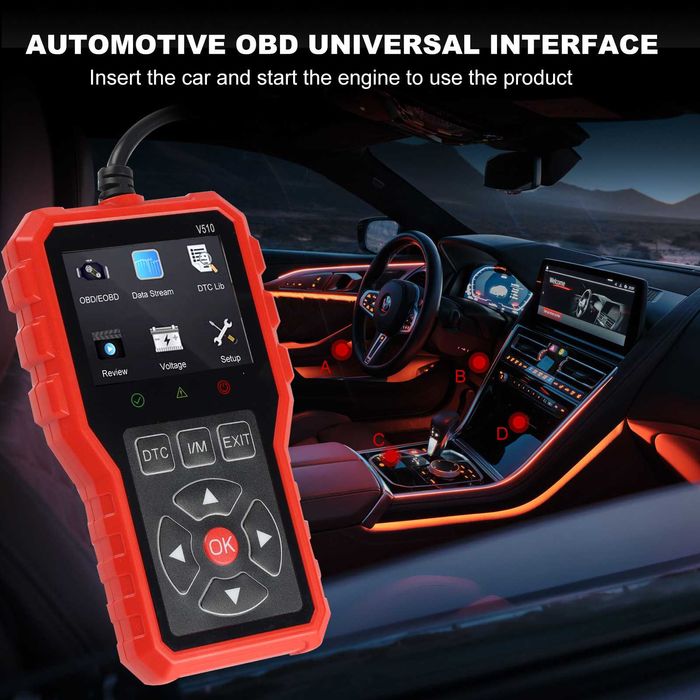 автомобильный сканер OBD II V510