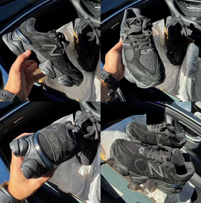 Кроссовки New Balance 9060 Total Black 36-45 Хит Осени 2025! Купить!