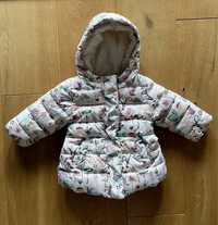 Ciepła kurtka jesień / zima dla dziewczynki 62-68 cm Next Baby