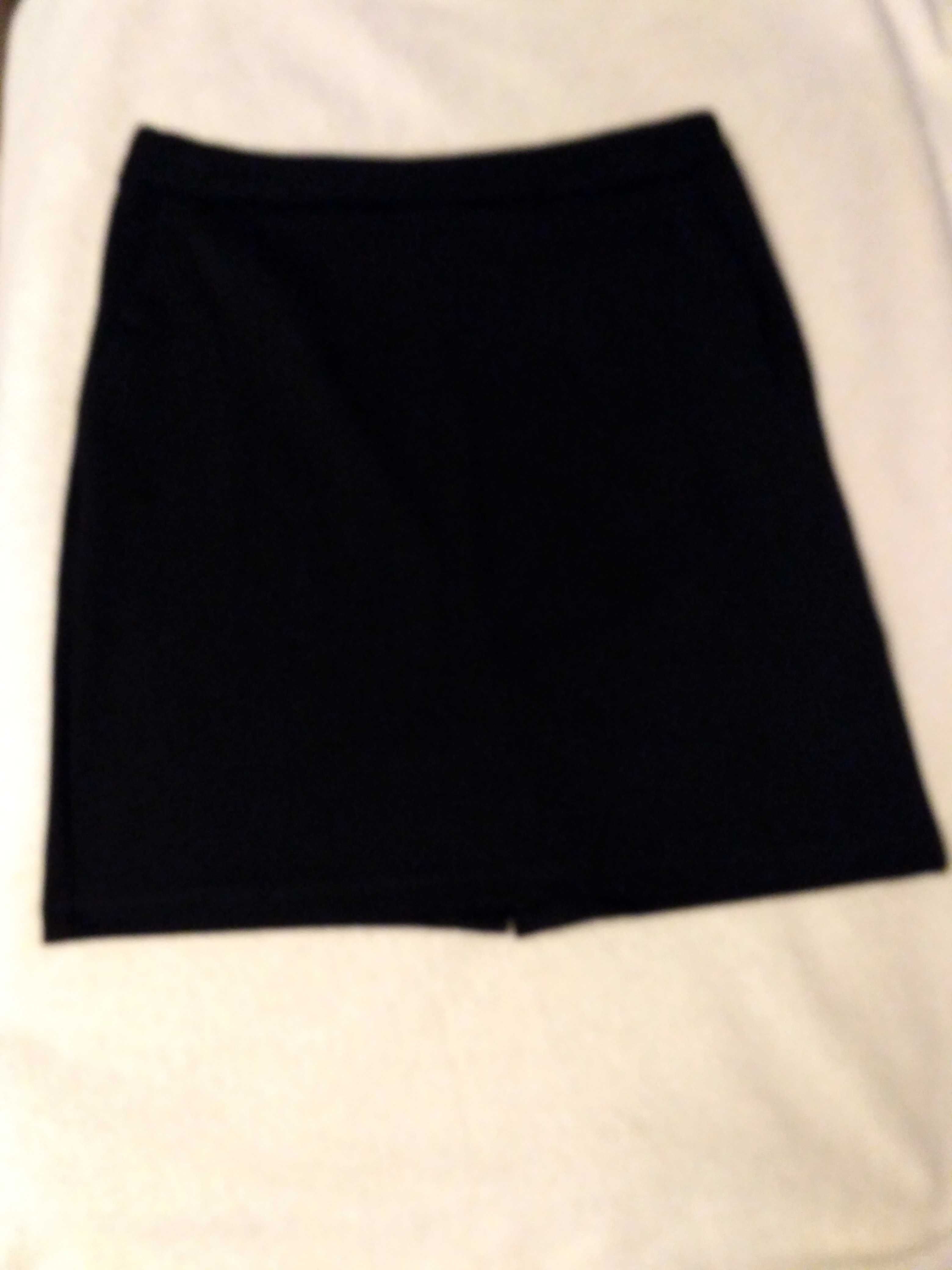 Czarna ołówkowa spódnica z kieszeniami Zalando L