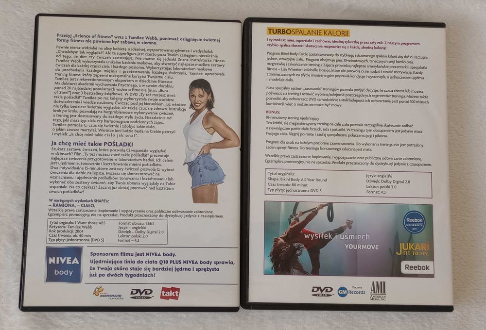 DVD Shape zestaw ćwiczeń joga pilates ćwiczenia płaski brzuch ramiona