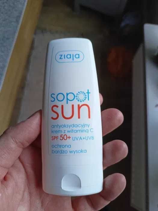 Ziaja Sopot Sun Spf 50+ Antyoksydacyjny Krem do opalania 50ml 10 szt.