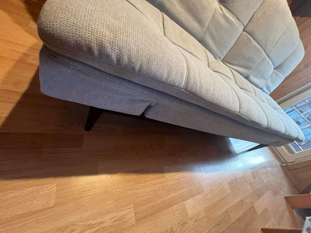 Sofa rozkladana szara kanapa