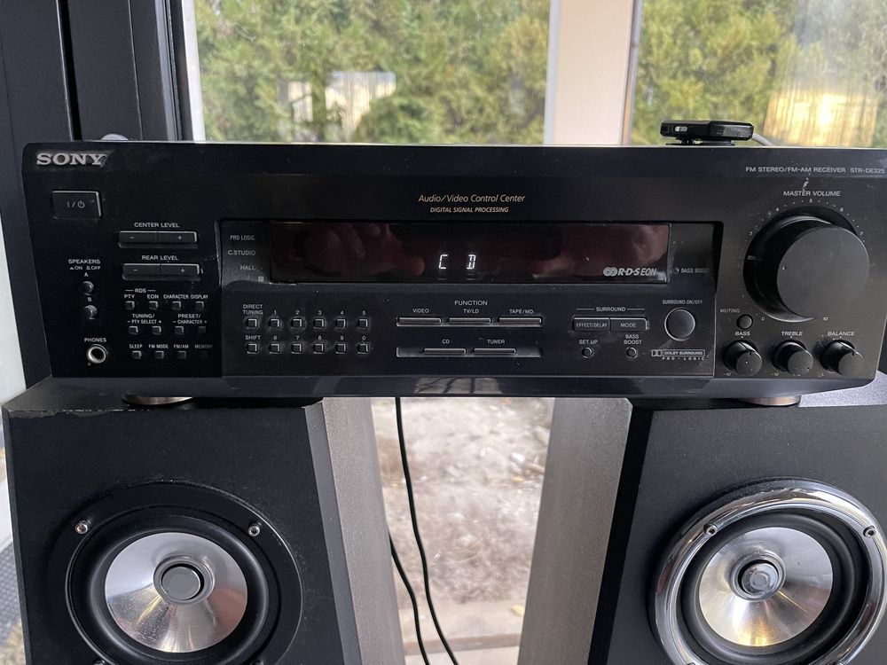 Amplituner Sony STR-DE225 plus głośniki stereo