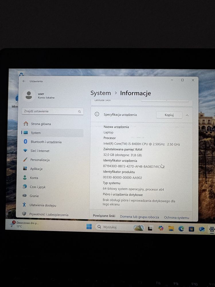 Dell Latitude 5491 32GB RAM