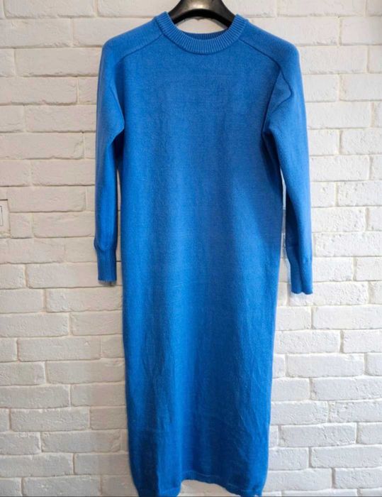 Reserved dluga sukienka swetrowa sweter damski