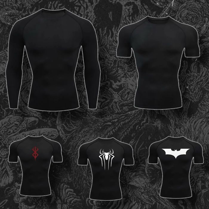 Компресійні футболки/рашгарди з принтами