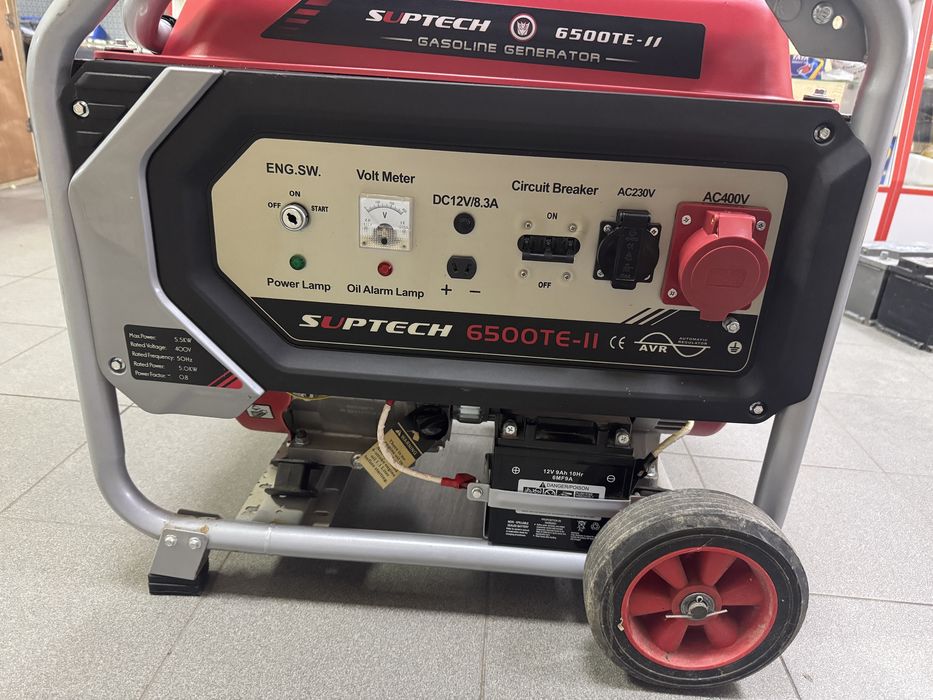Бензиновий генратор Suptech 6500TE 5.5 квт