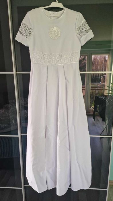 Sukienka komunijna , Alba, bolerko