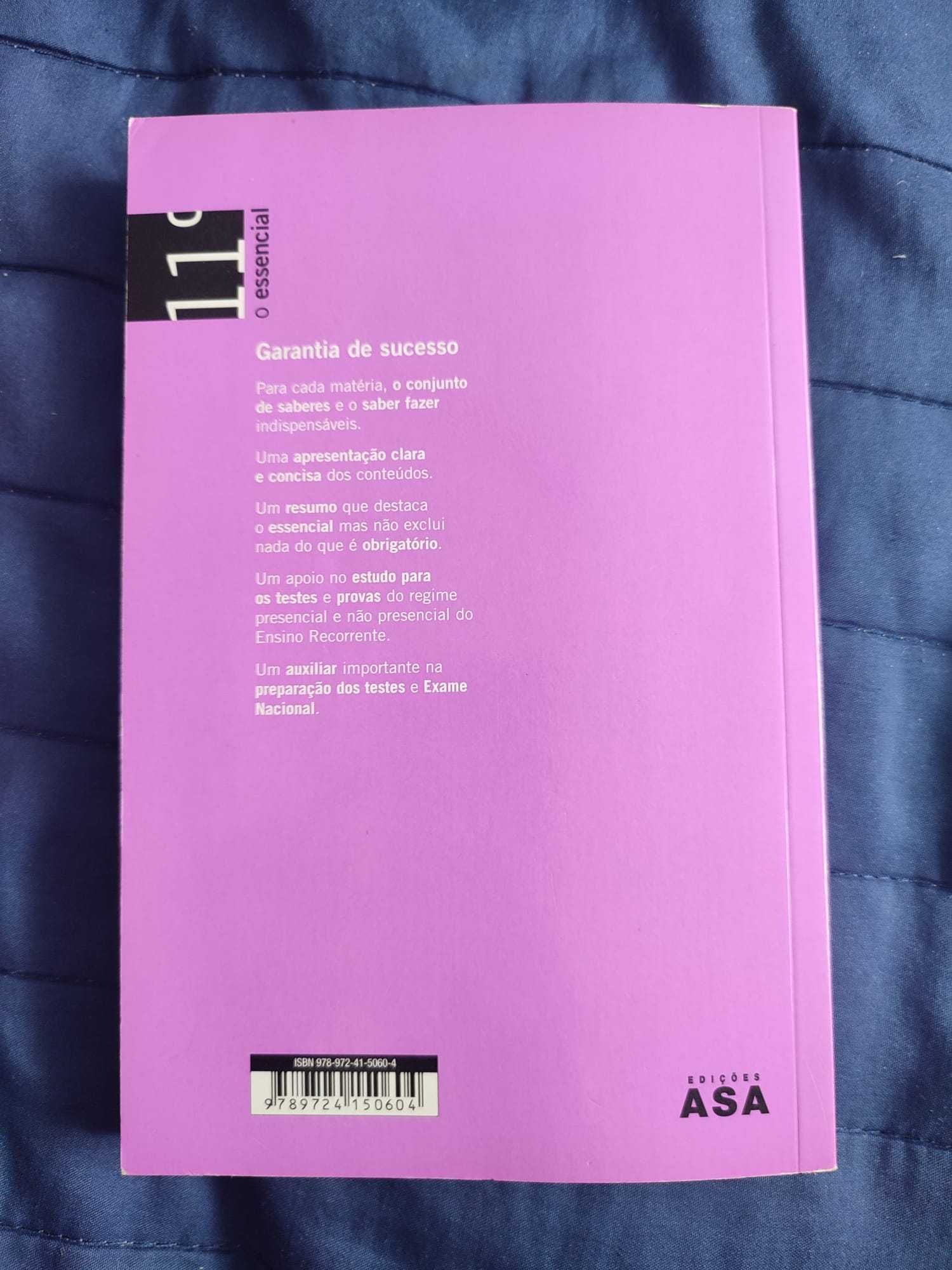 Livros de Apoio Escolar – 11.º Ano – Editora ASA (Pack 3 livros)
