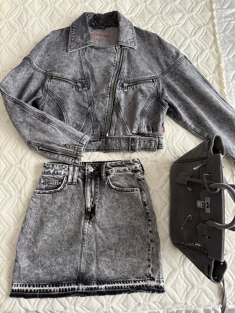 Джинсова спідниця Guess оригінал