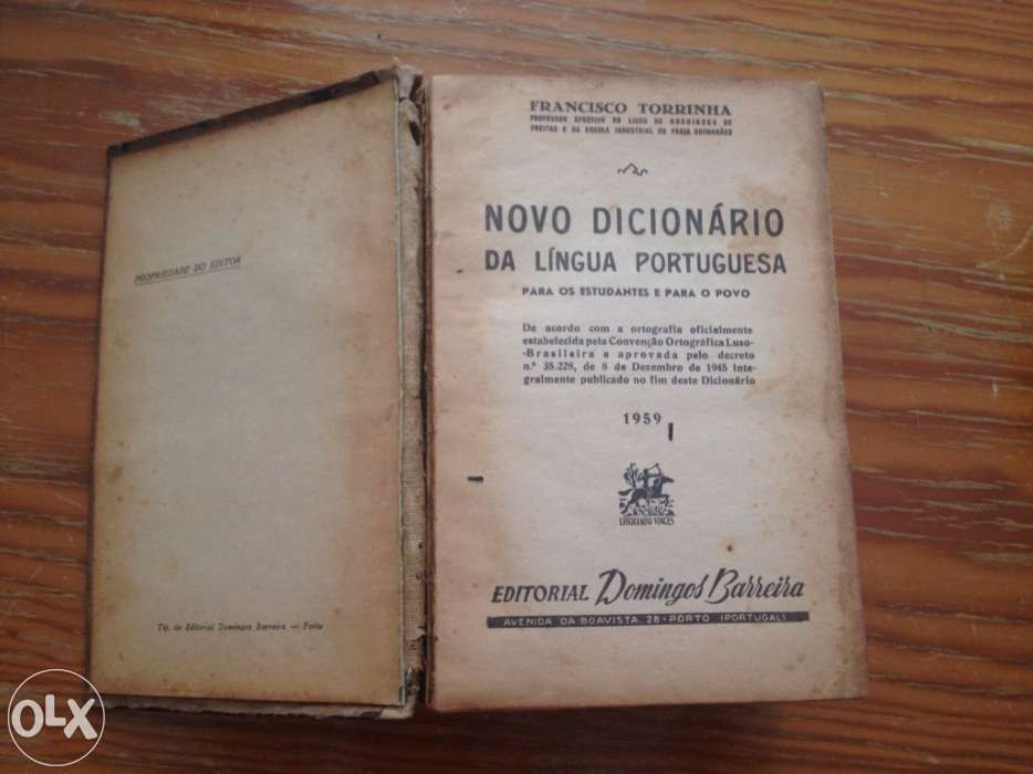 Dicionário de Língua Portuguesa, edição de 1959