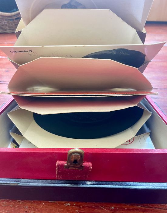 Mas portátil para vinil