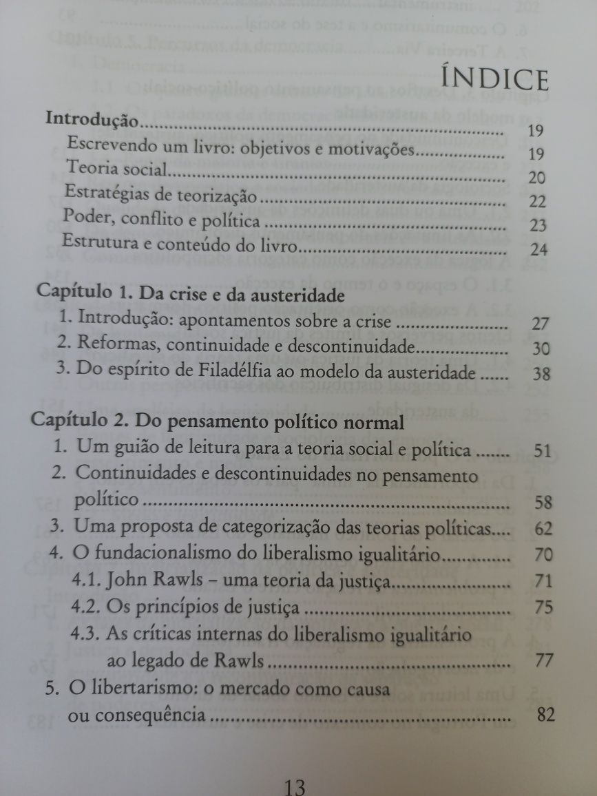 Política e Sociedade - Teoria social em tempo de austeridade