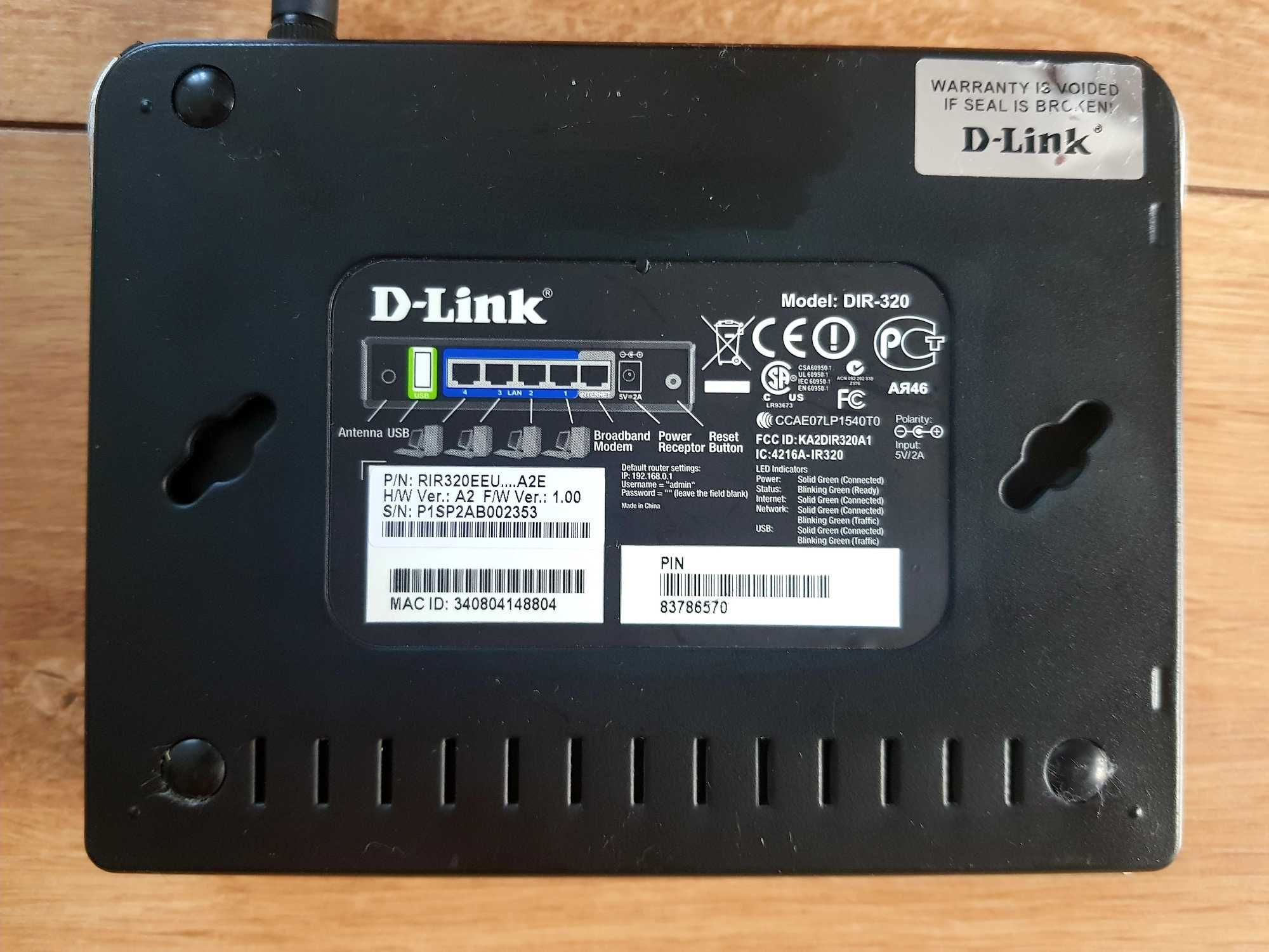 Router D-Link DIR-320 wireless