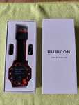 Smartwatch Rubicon czarno czerwony+słuchawki bezprzewodowe NOWY
