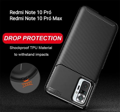 Capa T/ Fibra Carbono Xiaomi Redmi Note 10 Pro / Redmi Note 10 Pro Max